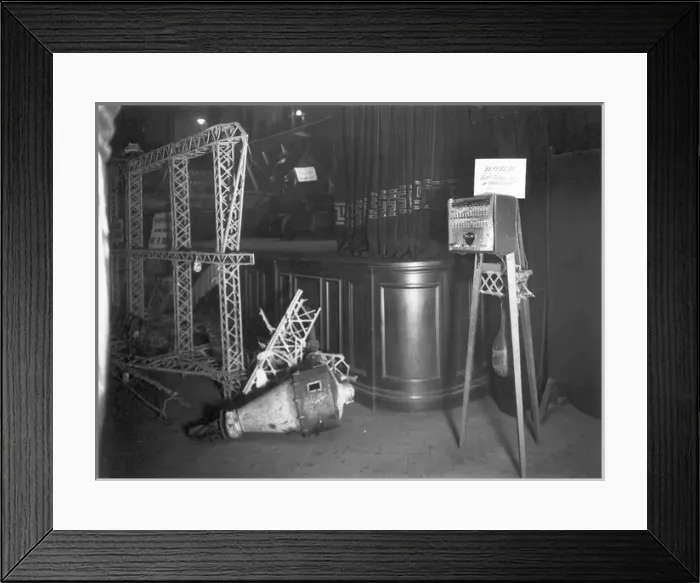 Framed Print : Zeppelin parts at Lady Droghedas Official Air Services Exhi Framed Print : Zeppelin parts at Lady Droghedas Official Air Services Exhi