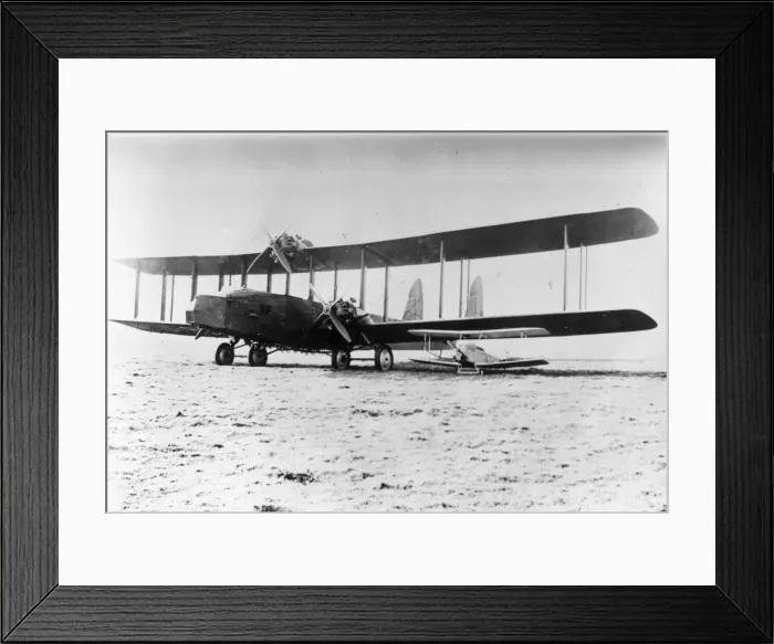 Framed Print : de Havilland DH72 with the little Gloster Gannet Framed Print : de Havilland DH72 with the little Gloster Gannet