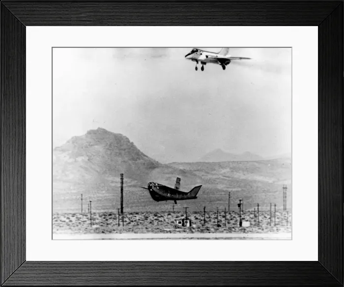 Framed Print : Northrop HL-10 wingless lifting body glides in to land Framed Print : Northrop HL-10 wingless lifting body glides in to land