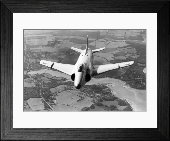 Framed Print : Supermarine Swift F4 WK198 on test Framed Print : Supermarine Swift F4 WK198 on test