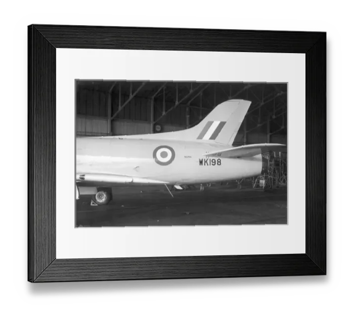 Framed Print : The rear fuselage of Supermarine Swift F4 WK198 Framed Print : The rear fuselage of Supermarine Swift F4 WK198