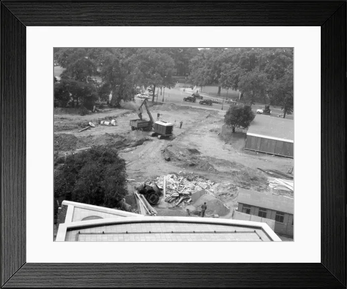 Framed Print : No 4 Hamilton Place over the newly converted rear Framed Print : No 4 Hamilton Place over the newly converted rear