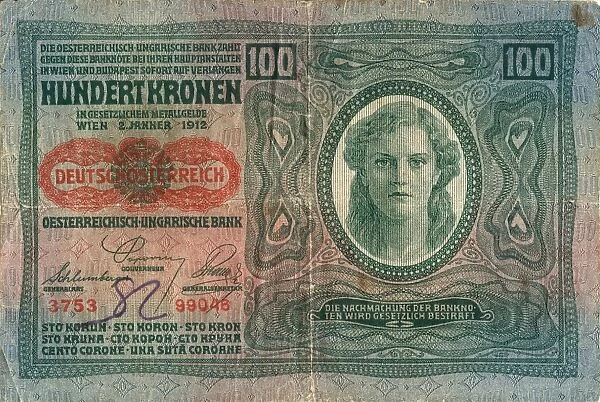 100 Kronen note