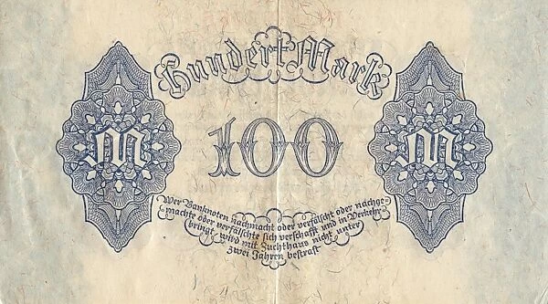100 Mark note