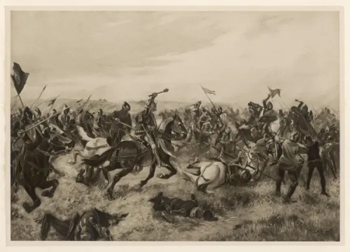 Framed Print : 100 Years War / Agincourt Framed Print : 100 Years War / Agincourt