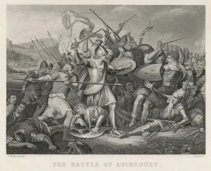 Framed Print : 100 Years War / Agincourt Framed Print : 100 Years War / Agincourt