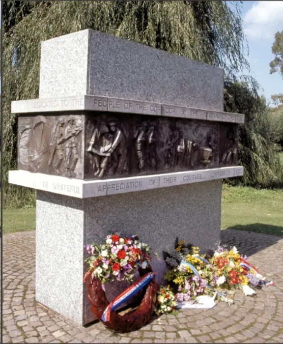 Framed Print : 101st US Airborne Memorial Gift to the Dutch