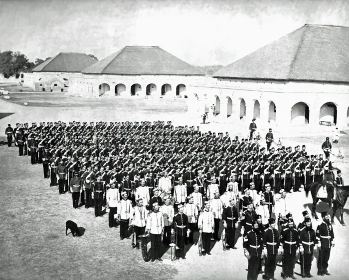 Framed Print : 105th (British) Regiment, India Framed Print : 105th (British) Regiment, India