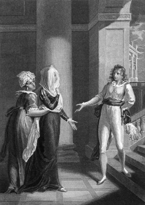 Framed Print : 12TH NIGHT / VIOLA C18TH Framed Print : 12TH NIGHT / VIOLA C18TH