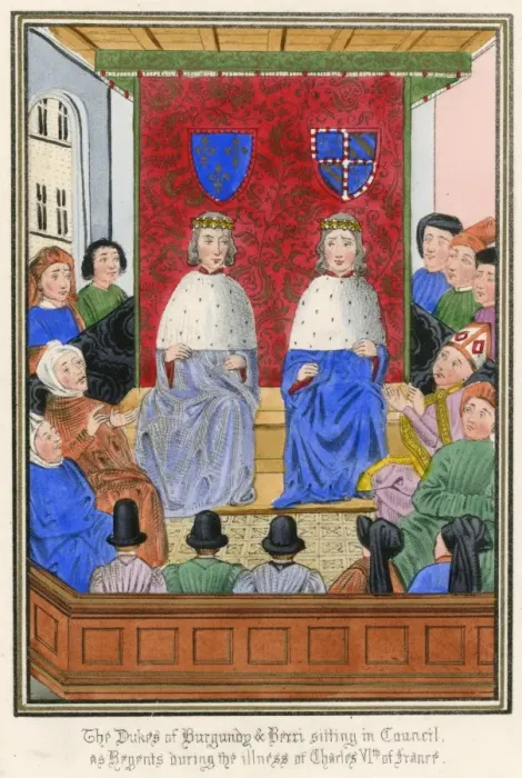 Framed Print : 1393 French Court Framed Print : 1393 French Court