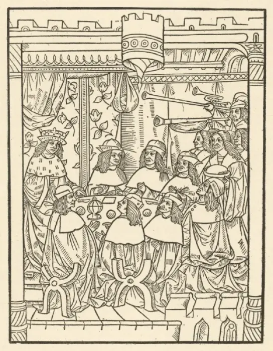 Framed Print : 1494 BANQUET Framed Print : 1494 BANQUET