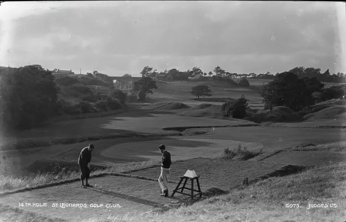 Framed Print : 14th Hole at St. Leonards Golf Club Framed Print : 14th Hole at St. Leonards Golf Club