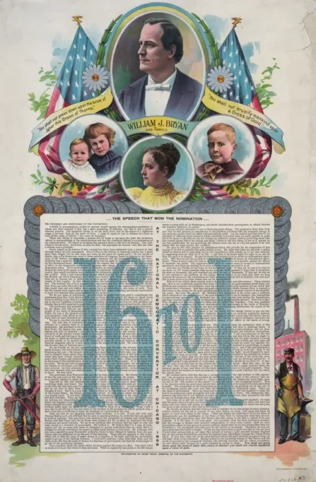 Framed Print : 16 to 1... the speech that won the nomination... at the N Framed Print : 16 to 1... the speech that won the nomination... at the N