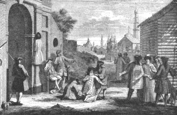 Framed Print : 1690 / Boyars Robes Cut Framed Print : 1690 / Boyars Robes Cut