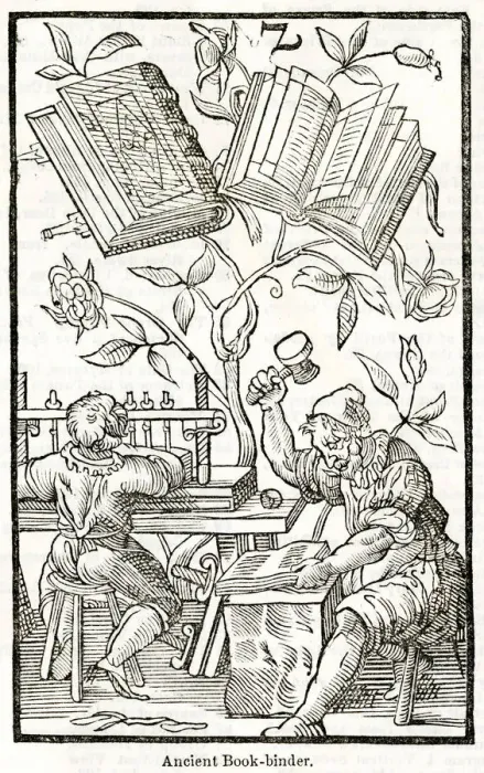 Framed Print : 16th century Bookbinders Framed Print : 16th century Bookbinders