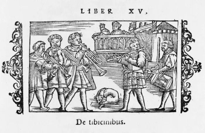 Framed Print : 16th Century Musicians 2
