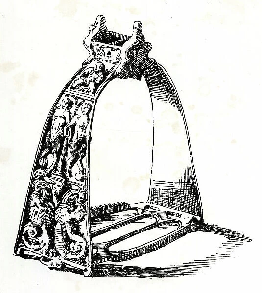 16th century riding stirrup found on Hamden Hill