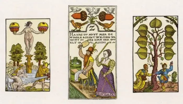 Framed Print : 16Thc Card Designs Framed Print : 16Thc Card Designs