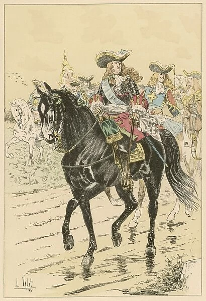 1721 Frenchman on Horse