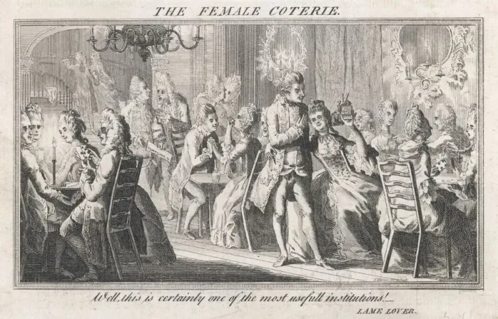 Framed Print : 1770 EVENING PARTY Framed Print : 1770 EVENING PARTY