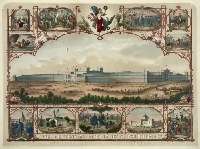Framed Print : 1776, Centennial International Exhibition, 1876, History of Framed Print : 1776, Centennial International Exhibition, 1876, History of