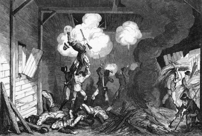 Framed Print : 1798 LIEUT. TYRELLS / B / W Framed Print : 1798 LIEUT. TYRELLS / B / W