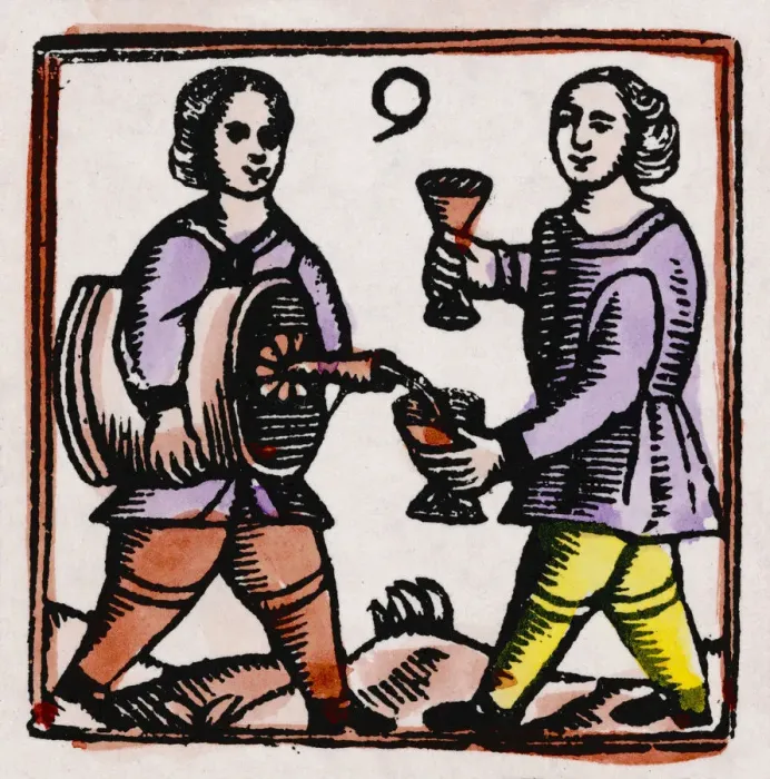 Framed Print : 17th century Vintner Framed Print : 17th century Vintner