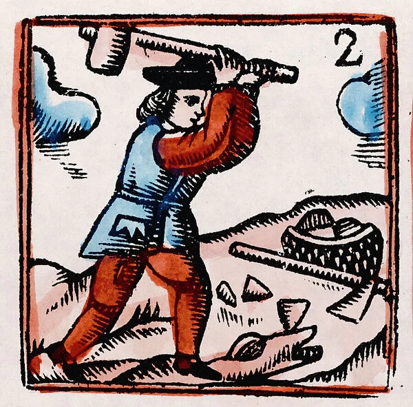 17th Century Woodcutter