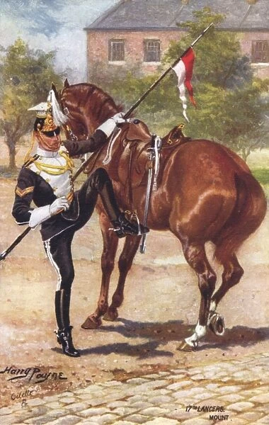 17th Lancers - Mounting