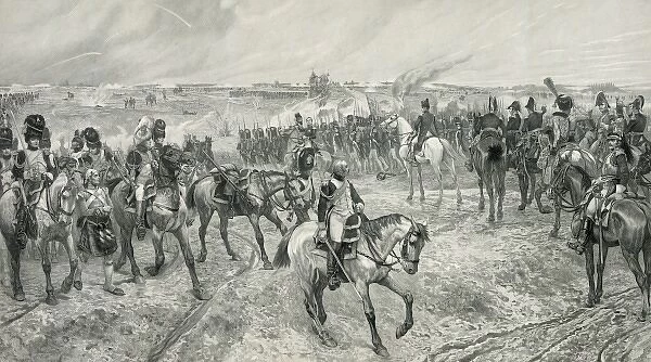 1815, Napoleons old guard at Waterloo