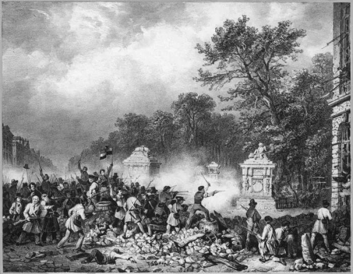 Framed Print : 1830 Revolution Framed Print : 1830 Revolution
