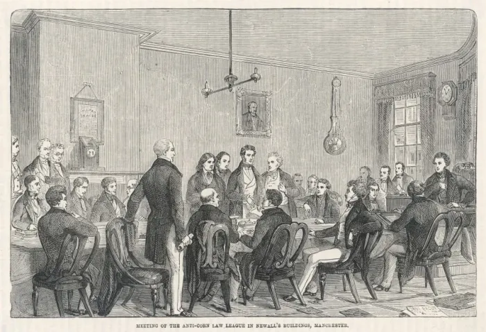 Framed Print : 1841 / Anti-Corn Law Meet Framed Print : 1841 / Anti-Corn Law Meet