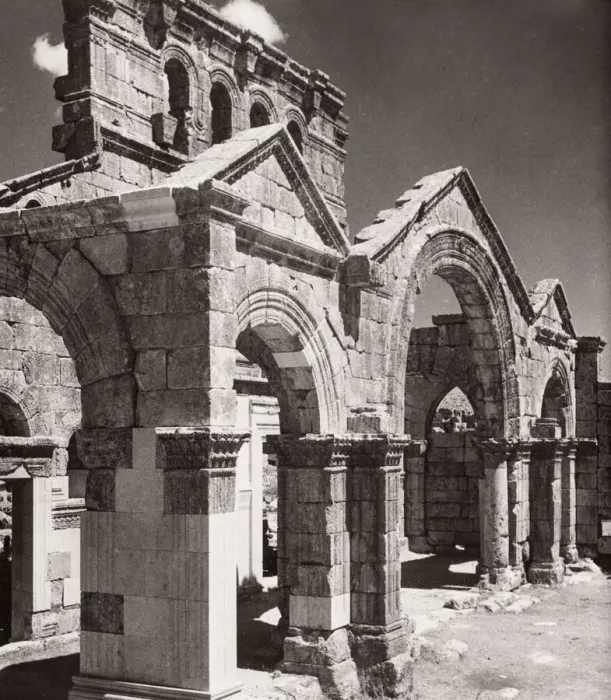 Framed Print : 1843 - Syria - church of St Simeon Stylites near Aleppo Framed Print : 1843 - Syria - church of St Simeon Stylites near Aleppo