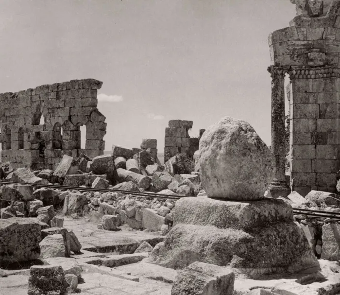 Framed Print : 1843 - Syria - church of St Simeon Stylites near Aleppo Framed Print : 1843 - Syria - church of St Simeon Stylites near Aleppo