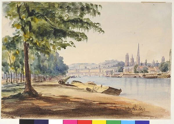 Rouen (1846). Moore, James 1819 - 1883. Date: 1846
