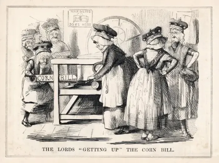 Framed Print : 1846 / Lords & Corn Bill Framed Print : 1846 / Lords & Corn Bill