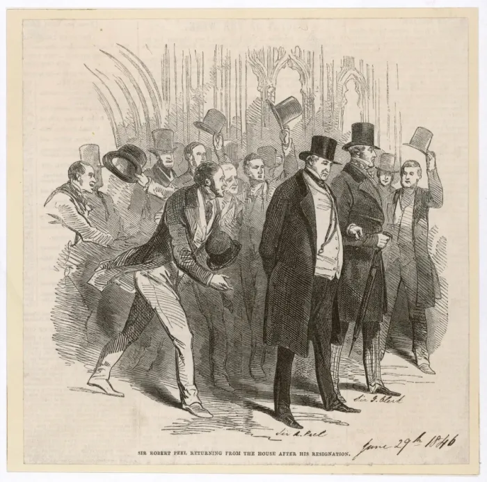 Framed Print : 1846 / Peel Resigns as Pm Framed Print : 1846 / Peel Resigns as Pm