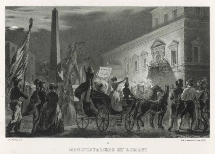 Framed Print : 1848 / Anti-Papal Protest Framed Print : 1848 / Anti-Papal Protest