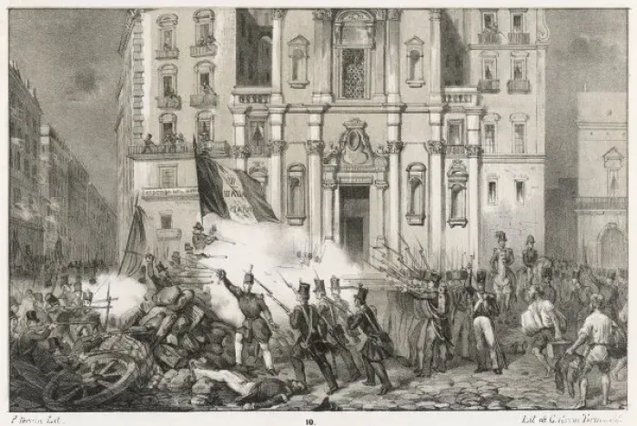 Framed Print : 1848 / Massacre / Castelnuov Framed Print : 1848 / Massacre / Castelnuov