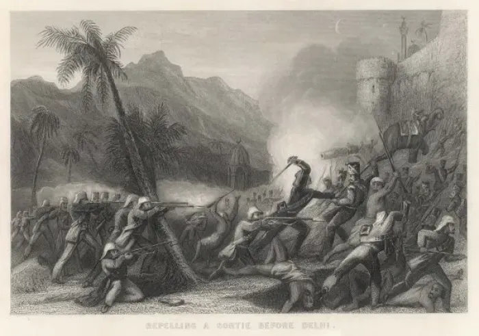 Framed Print : 1857 Mutiny / Delhi Framed Print : 1857 Mutiny / Delhi
