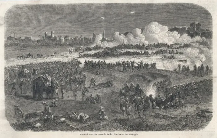 Framed Print : 1857 Mutiny / Delhi Framed Print : 1857 Mutiny / Delhi