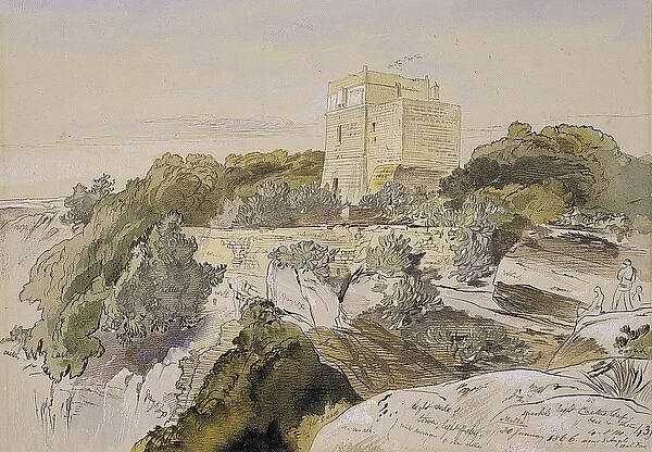 Malta (1866). Lear, Edward 1812 - 1888. Date: 1866