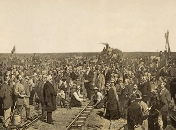 Framed Print : 1869 Continental Link Framed Print : 1869 Continental Link