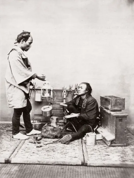 Framed Print : 1871 Japan - from The Far East magazine Framed Print : 1871 Japan - from The Far East magazine