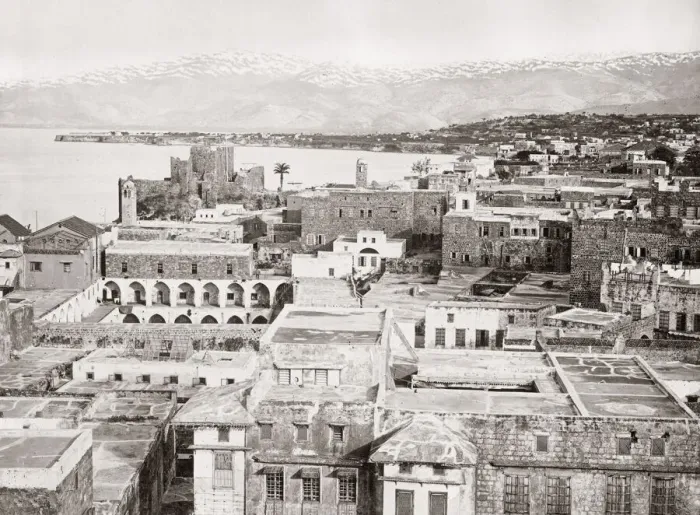 Framed Print : 1880s - view of Beirut Lebanon Framed Print : 1880s - view of Beirut Lebanon