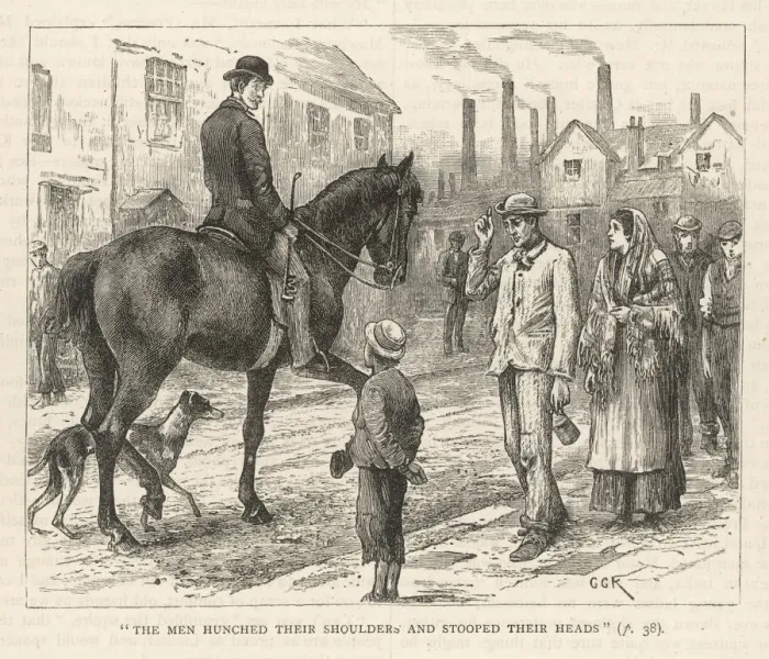 Framed Print : 1882 / LANDOWNER / WORKERS Framed Print : 1882 / LANDOWNER / WORKERS