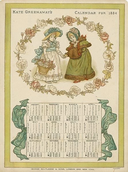 1884 Greenaway Calendar