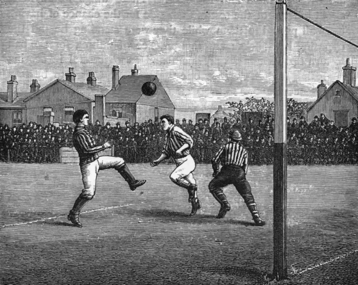 Framed Print : 1888 Football Match Framed Print : 1888 Football Match
