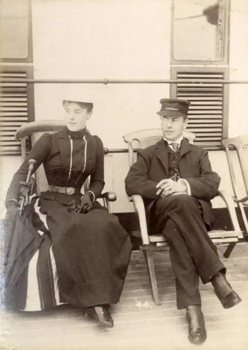 Framed Print : 1889 photograph - RMS Teutonic - from an album of images relating to the launch of Framed Print : 1889 photograph - RMS Teutonic - from an album of images relating to the launch of