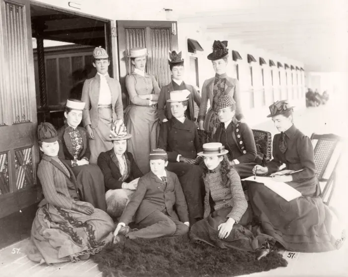 Framed Print : 1889 photograph - RMS Teutonic - from an album of images relating to the launch of Framed Print : 1889 photograph - RMS Teutonic - from an album of images relating to the launch of
